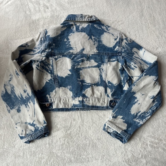 Flying Angel Acid Wash Denim Jacket - Picture 7 of 7
